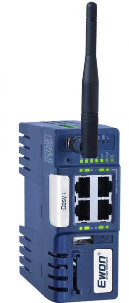 Ewon Cozy + Wireless - mạng không dây tiêu chuẩn mới để truy cập từ xa vào máy công nghiệp